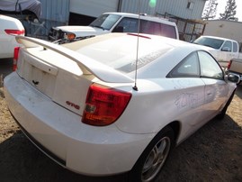 2000 TOYOTA CELICA GT-S WHITE 1.8L AT Z17857